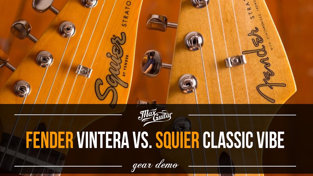 FENDER Vintera против SQUIER Classic Vibe в 2021 году. Какую из них вы бы выбрали?