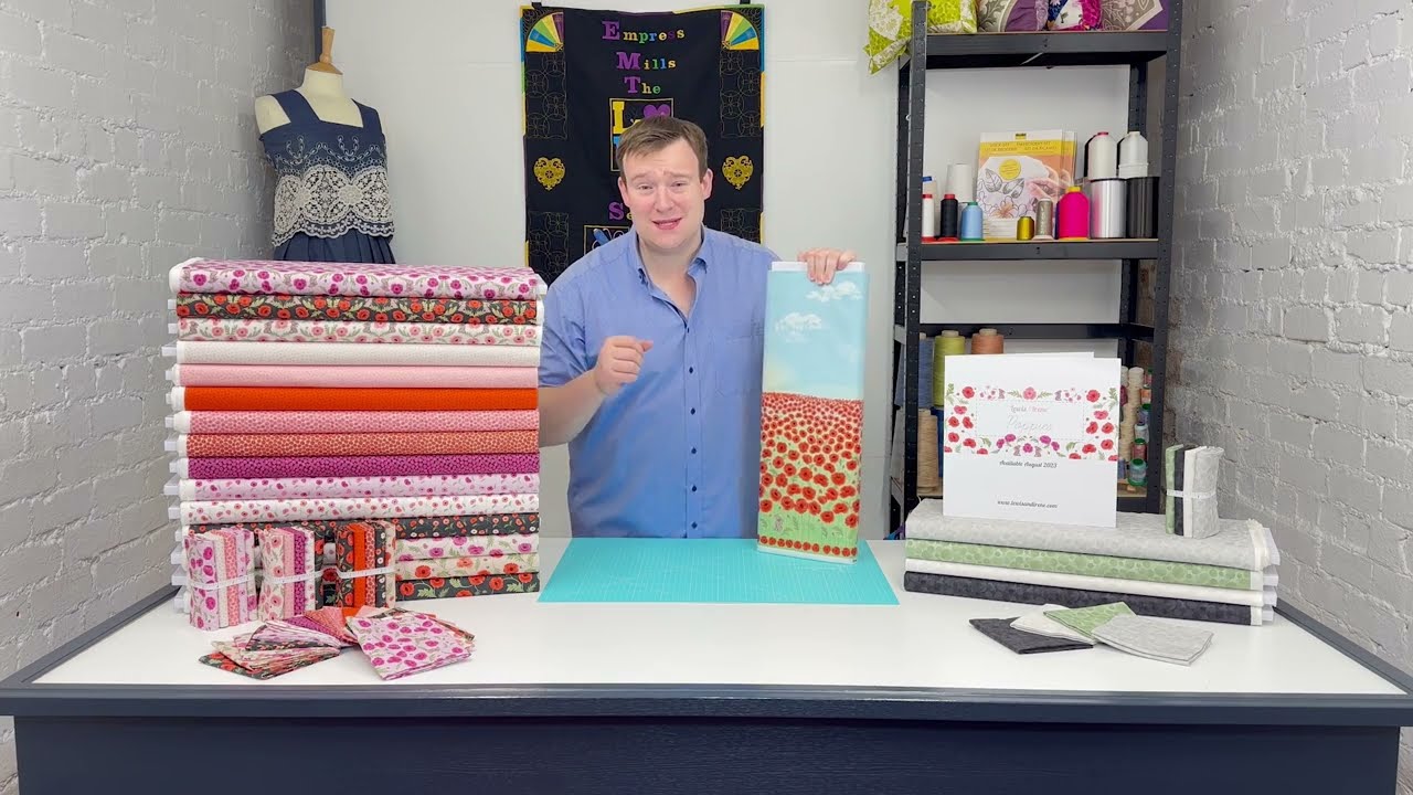 Lewis & Irene Poppies Fabric - Designs & Free Project