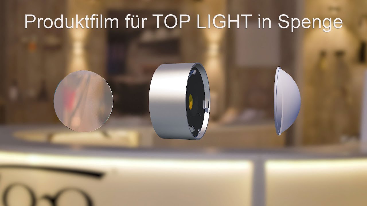 Produktfilm von der PUK MAXX Leuchte f&uuml;r die Firma TOP LIGHT in Spenge