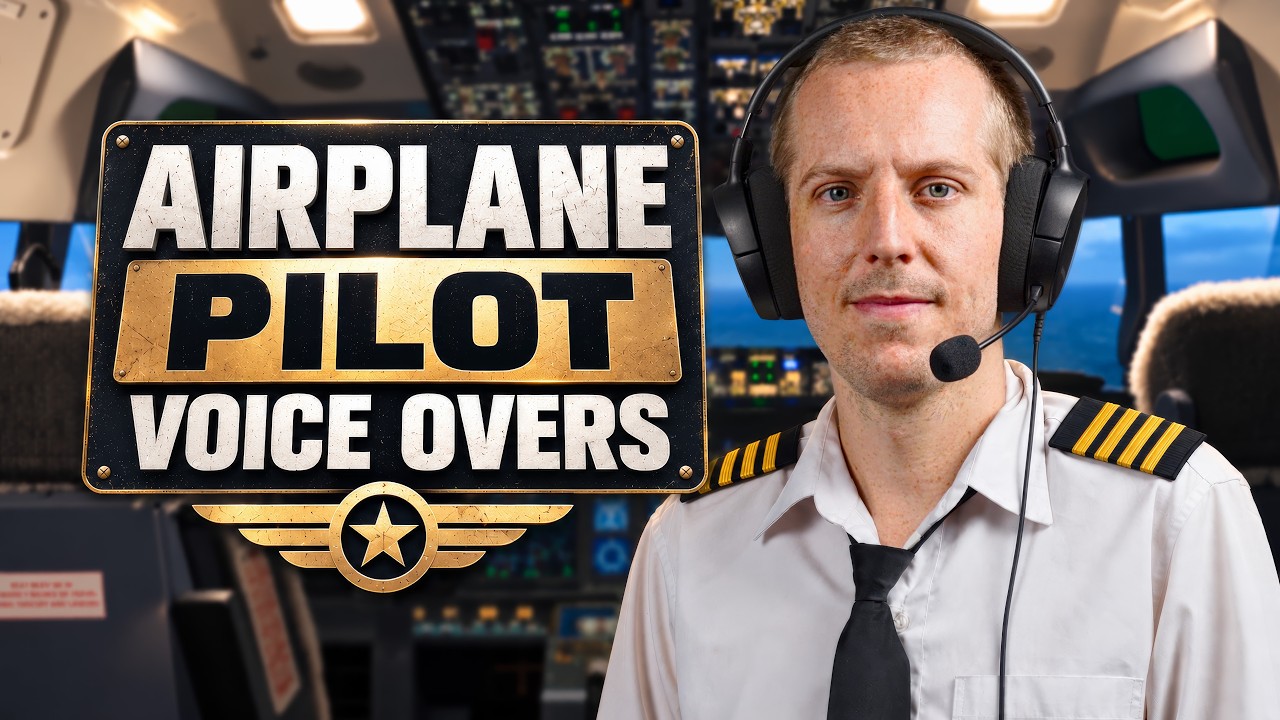 Airplane Pilot Voice Over Demo | 2023