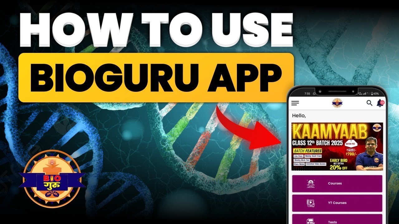 How to Use the Bioguru App!