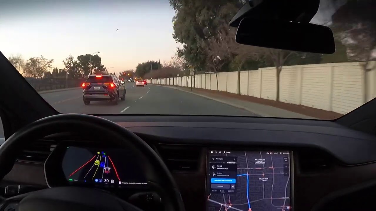 [FSD Beta 9] evening drive