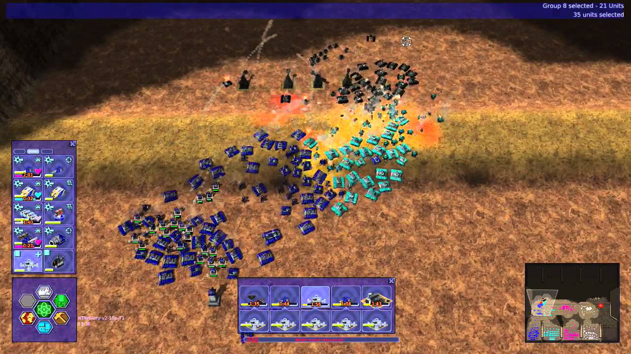 Warzone 2100 - 5v5 Playing with VTOL's HD