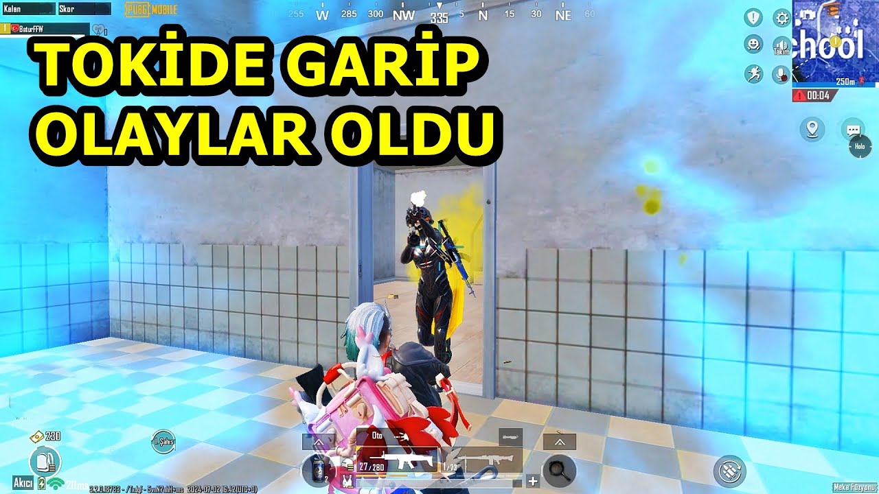 TOKİDE GARİP OLAYLAR OLDU ! BATUR GAME SOLO VS SQUAD PUBG MOBİLE