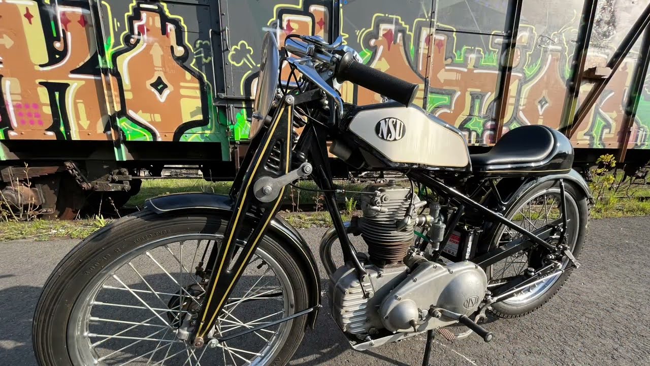 NSU 251 OSL 1949 Motorrad Oldtimer hergestellt vom Meister Manfred.