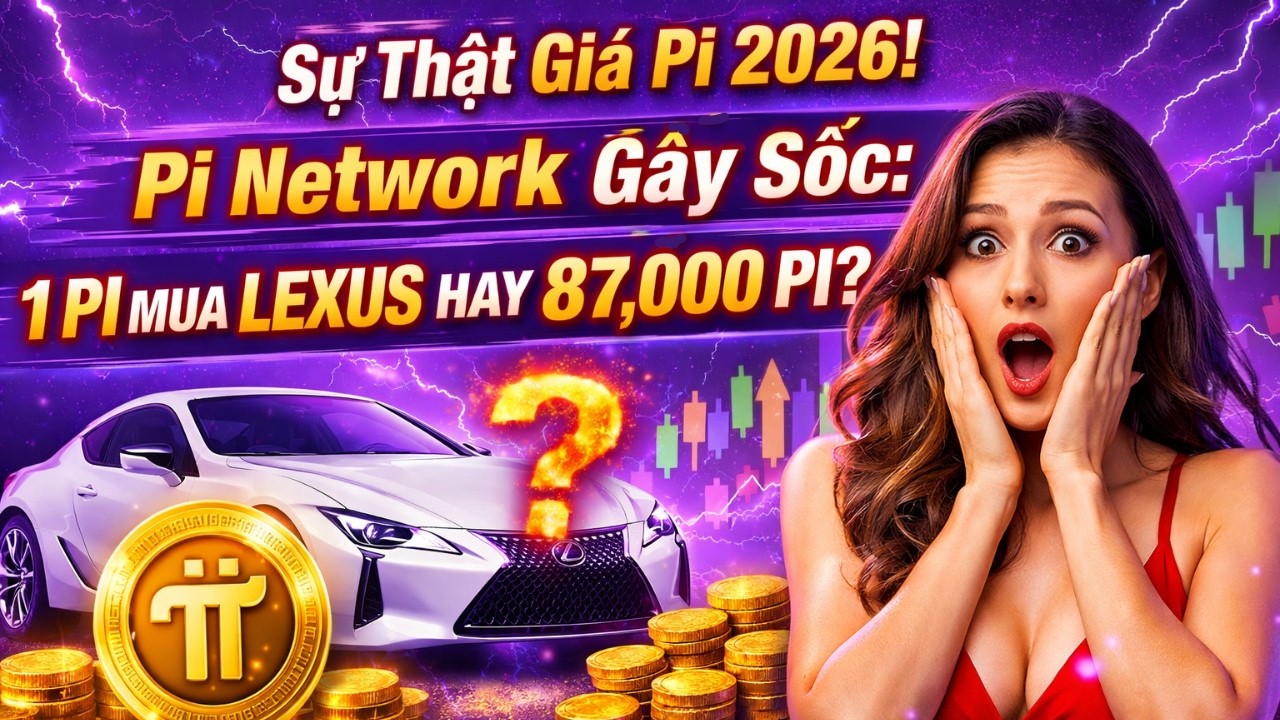 Pi Network G&acirc;y Sốc: 1 Pi Mua Lexus Hay 87,000 Pi? Sự Thật Gi&aacute; Pi 2026!