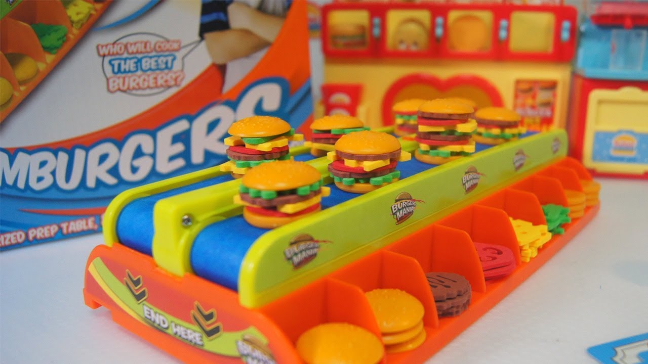 Burger Mania Making Hamburger stacking game