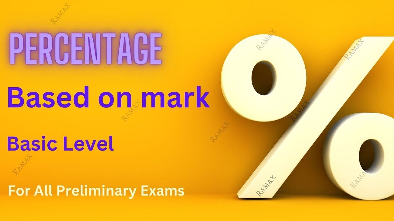 Unbelievable Secret to Ace Those Marks Based Questions on PERCENTAGE!