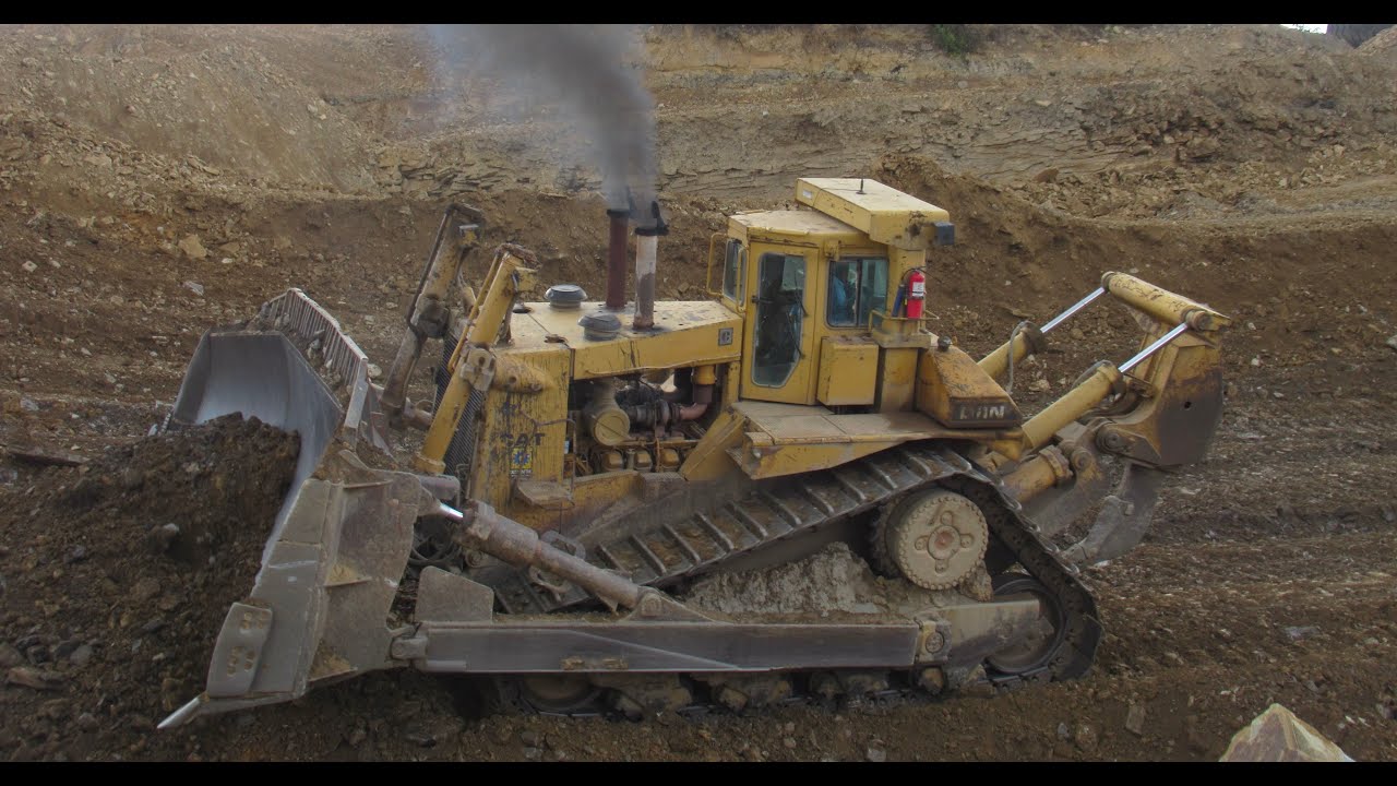 Caterpillar D11N Stripping overburden.