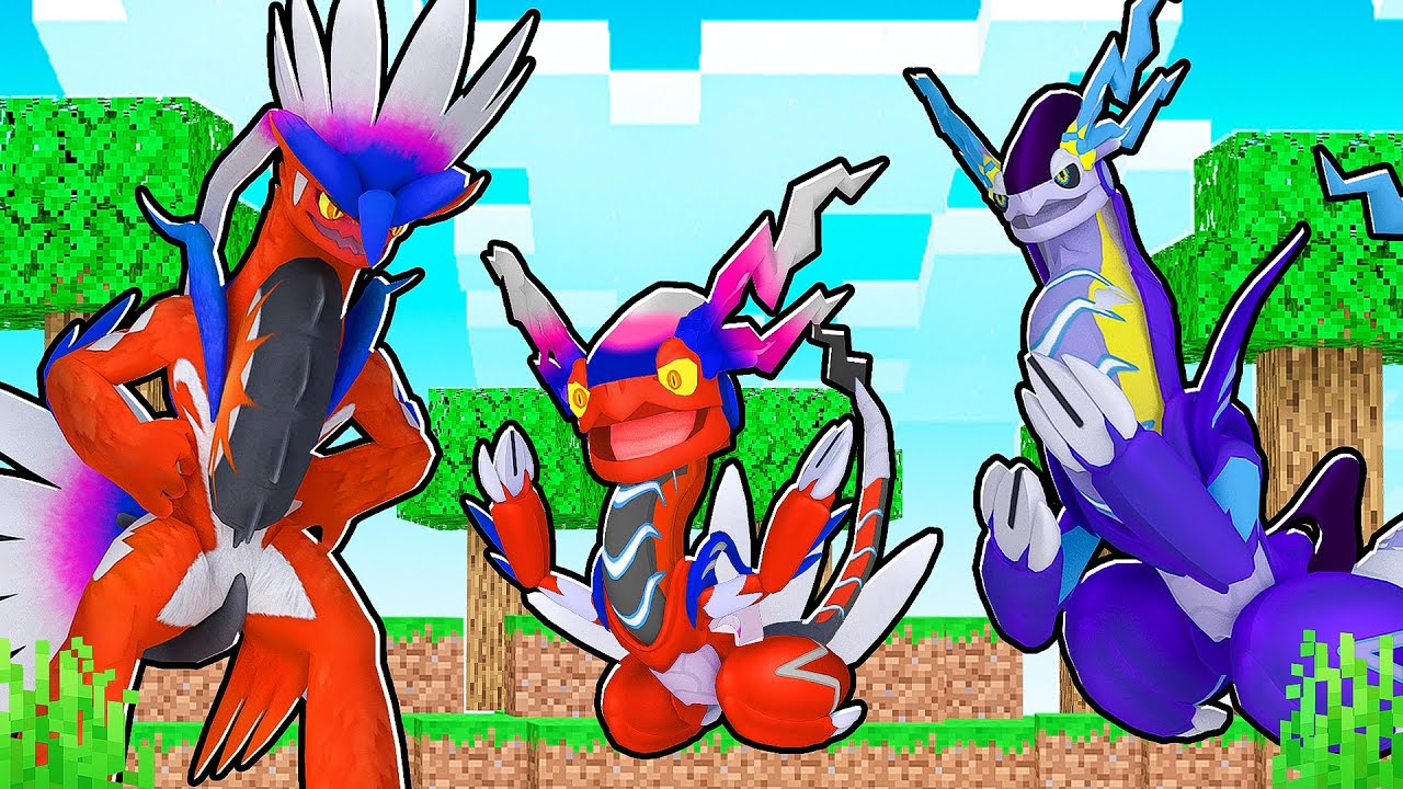 WHO'S YOUR FAMILY? - KORAIDON e MIRAIDON TIVERAM 2 FILHOS POKEMON FUSÃO no MINECRAFT (Pixelmon)