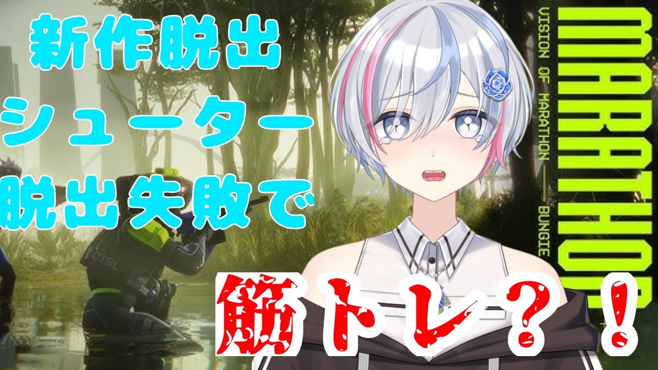 【Marathon】今日は武器落としません！ 何なら筋トレかけてもいい！