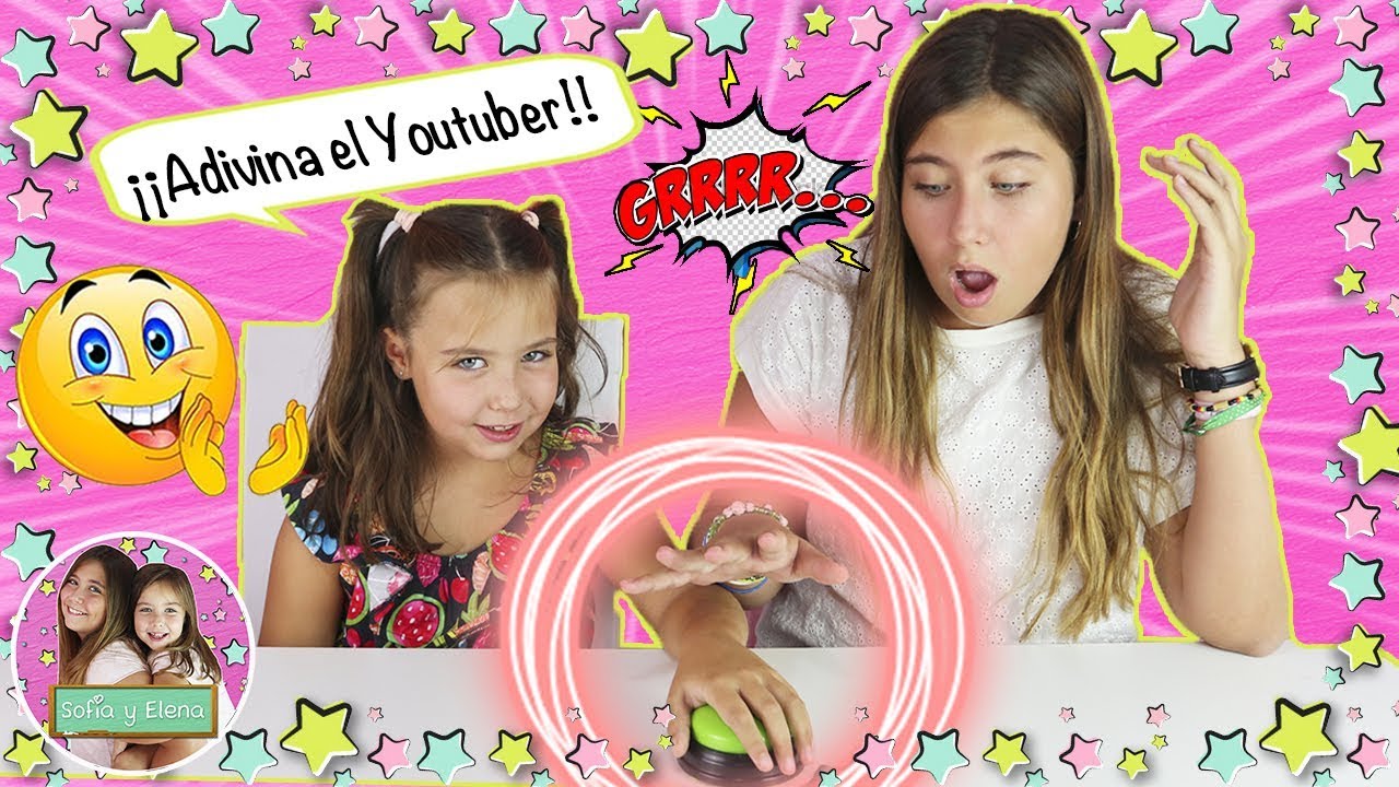 ¡¡ADIVINA EL YOUTUBER!! 🙌🏼 SÓLO por su VOZ 😲 RETO entre HERMANAS  (Elena se enfada y se va)