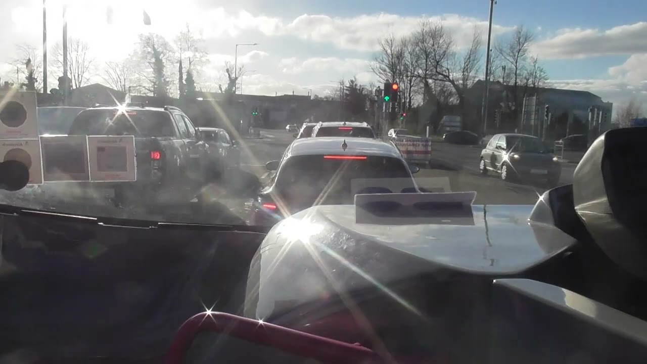 full bus journey Dublin Airport to Blue Car Park