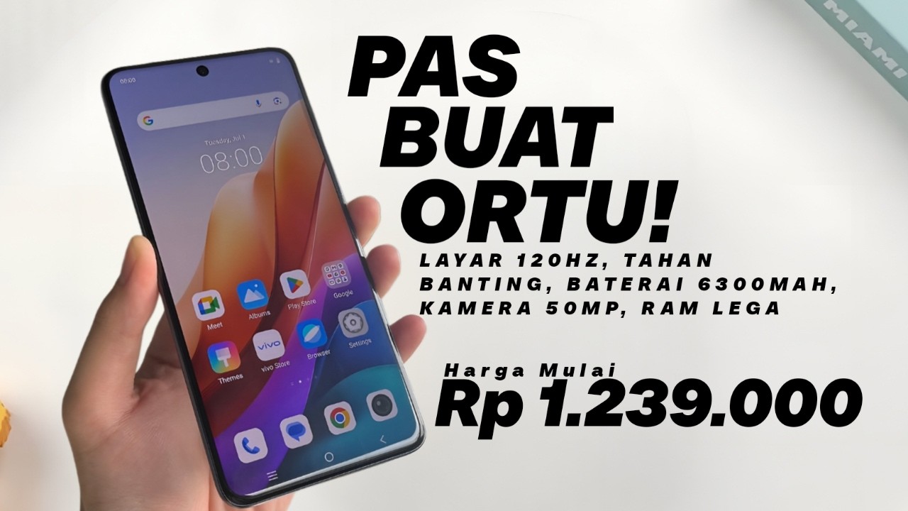MURAH TAPI MEWAH!! 6300MAH, RAM 8/128 - HP 1 JUTAAN KECIL BUAT LEBARAN 2026