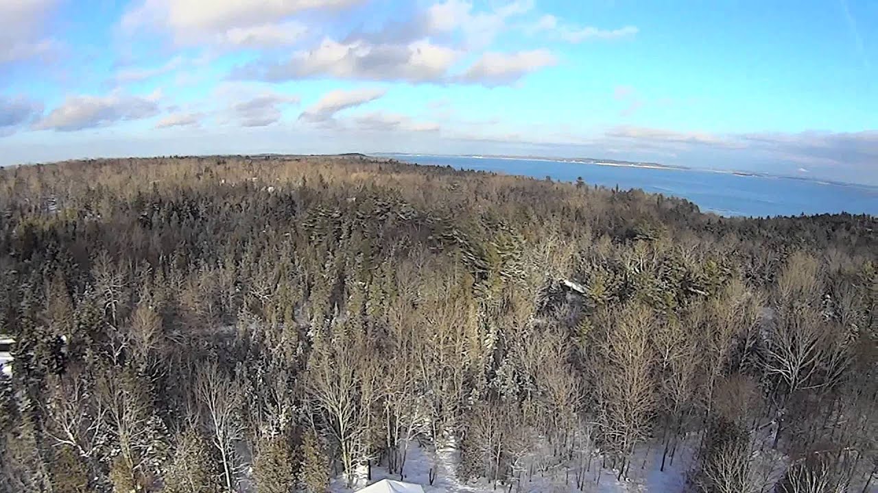 AR Drone 2.0 with Sony action cam , gear fail crash