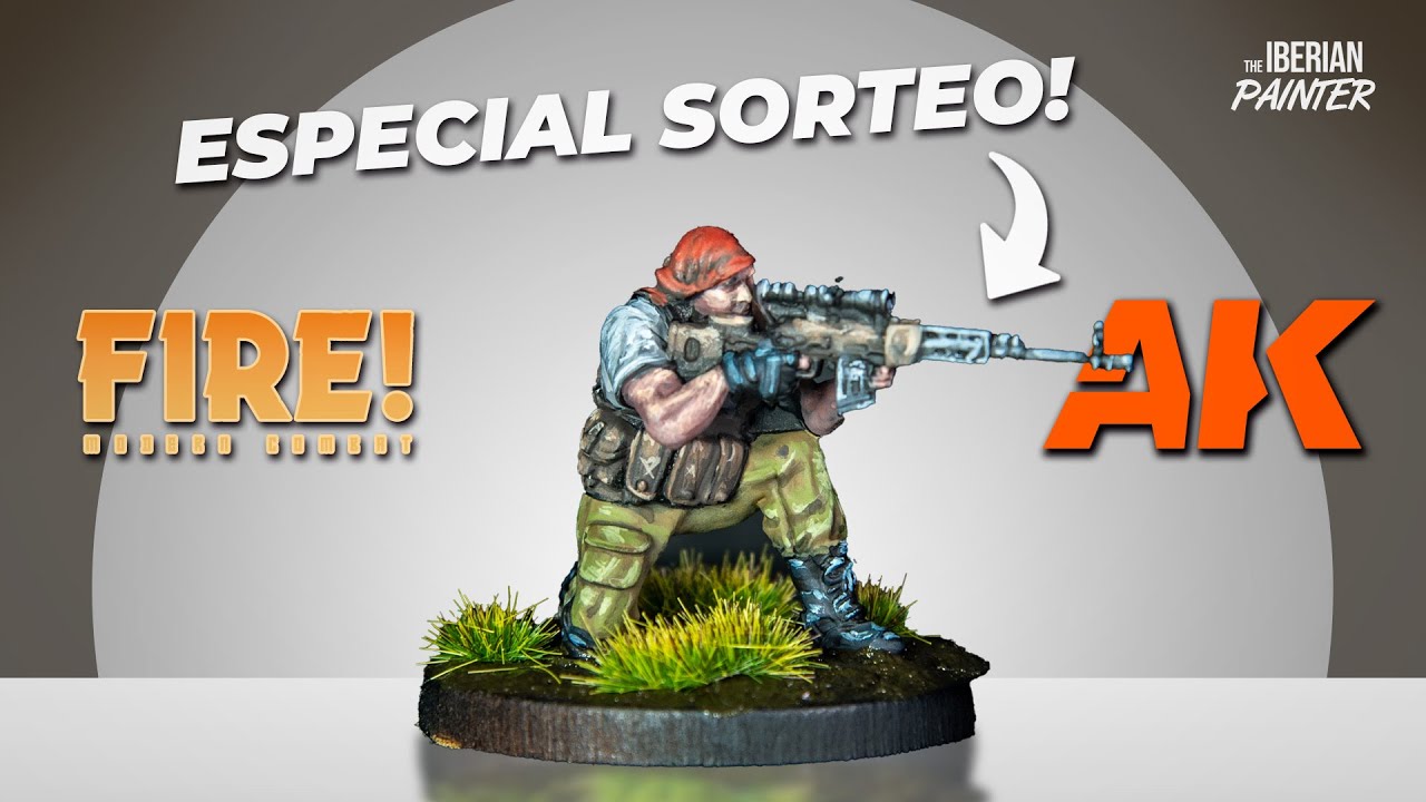 ¡Especial SORTEO FIRE! MODERN COMBAT/AK-INTERACTIVE! ¡Como pintar miniaturas con colores limitados!