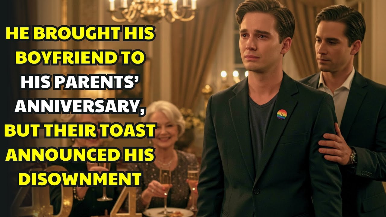 HE BROUGHT HIS BOYFRIEND TO HIS PARENTS’ ANNIVERSARY — BUT THEIR TOAST ANNOUNCED HIS DISOWNMENT