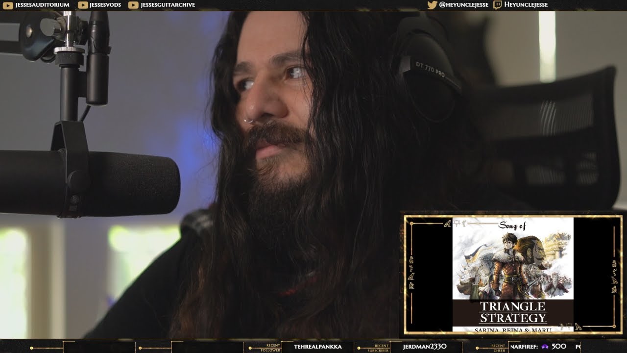Triangle Strategy - Song of Triangle Strategy / Combat -Destiny- | Reacting To Video Game Music!