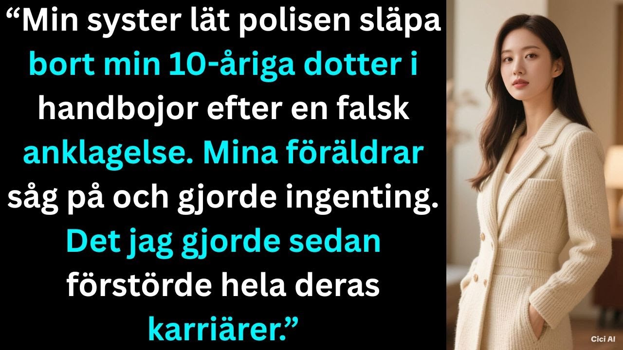 “Min syster lät polisen släpa bort min 10-åriga dotter i handbojor efter falsk anklagelse.”