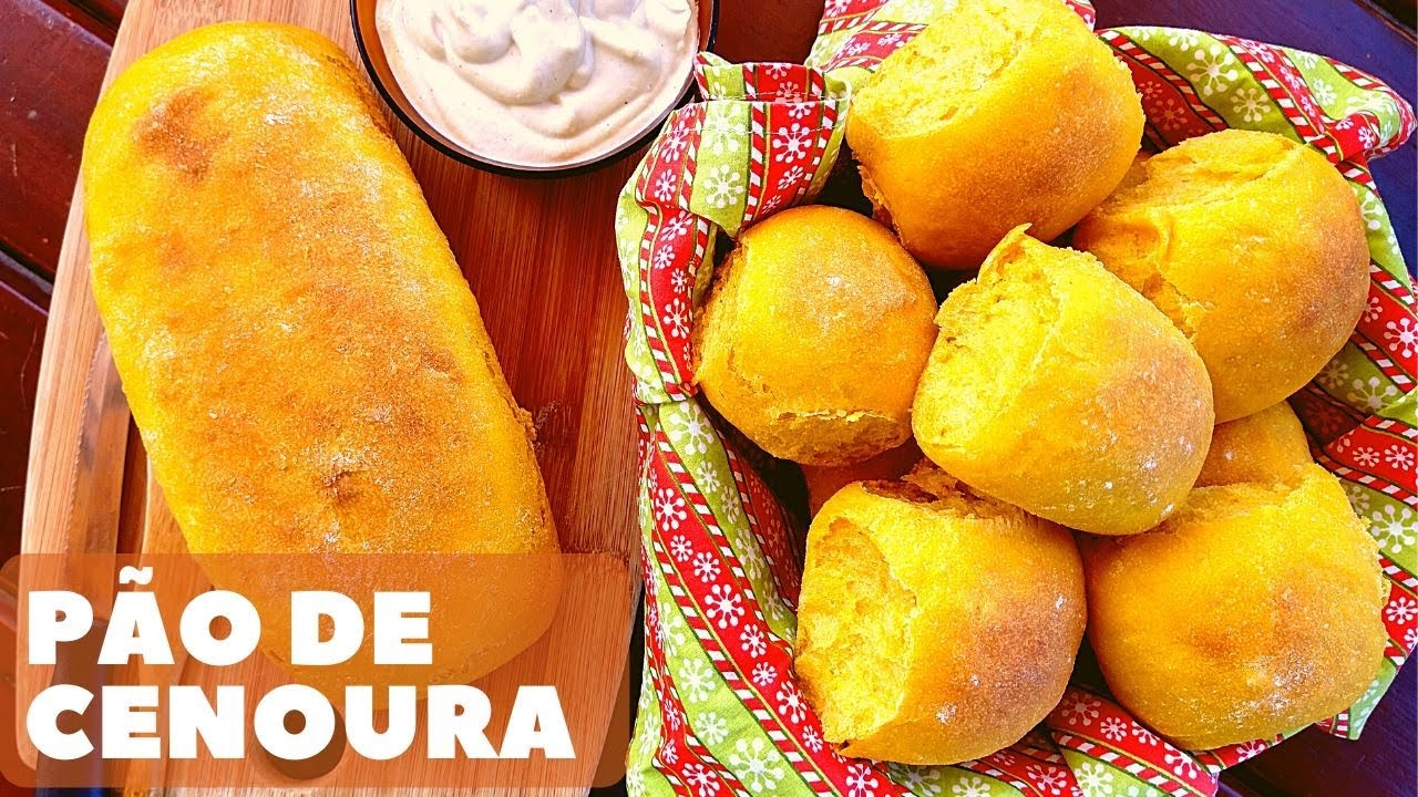 Pão de Cenoura Caseiro || Vegano || Renda EXTRA || Receita rápida e fácil ||