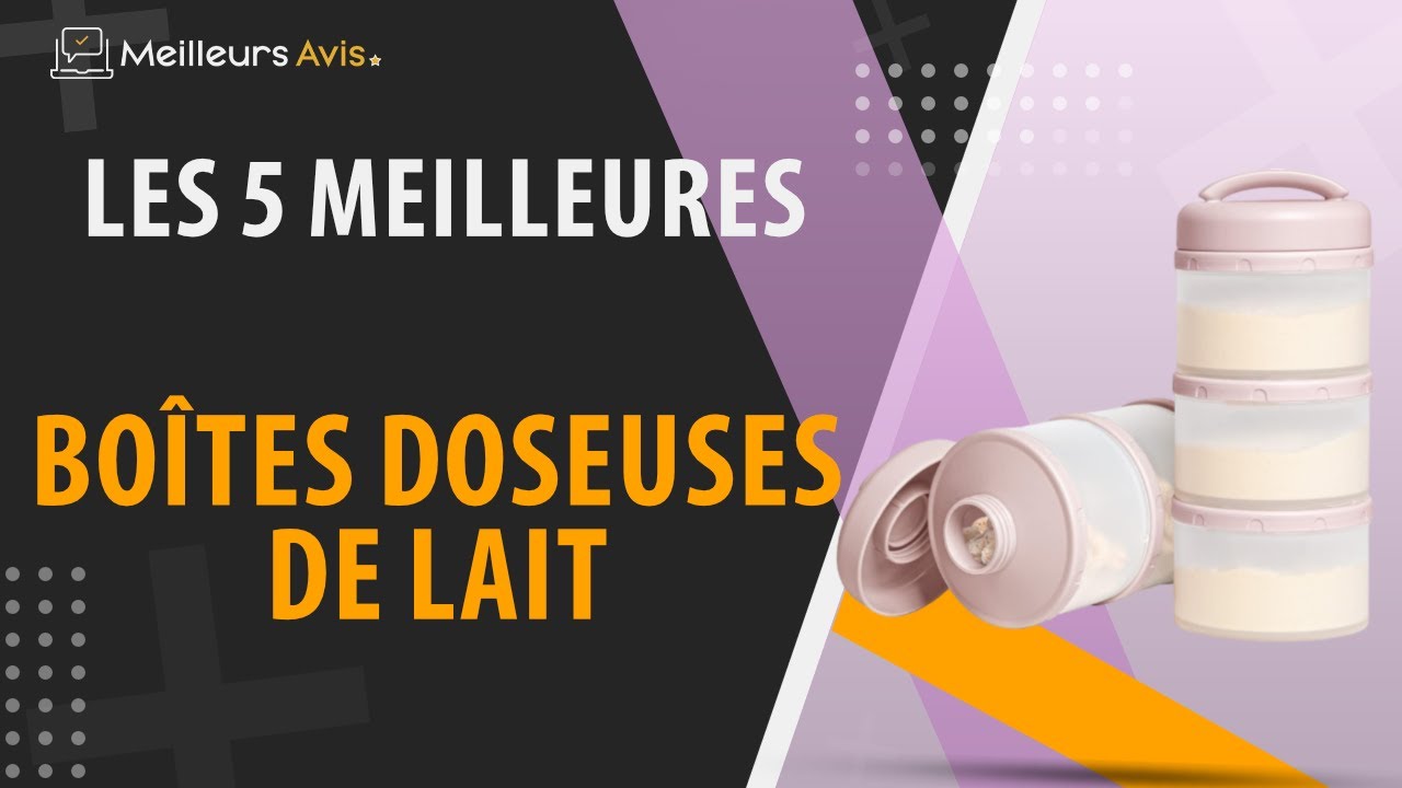 ⭐️ MEILLEURE BOITE DOSEUSE DE LAIT - Comparatif 2024
