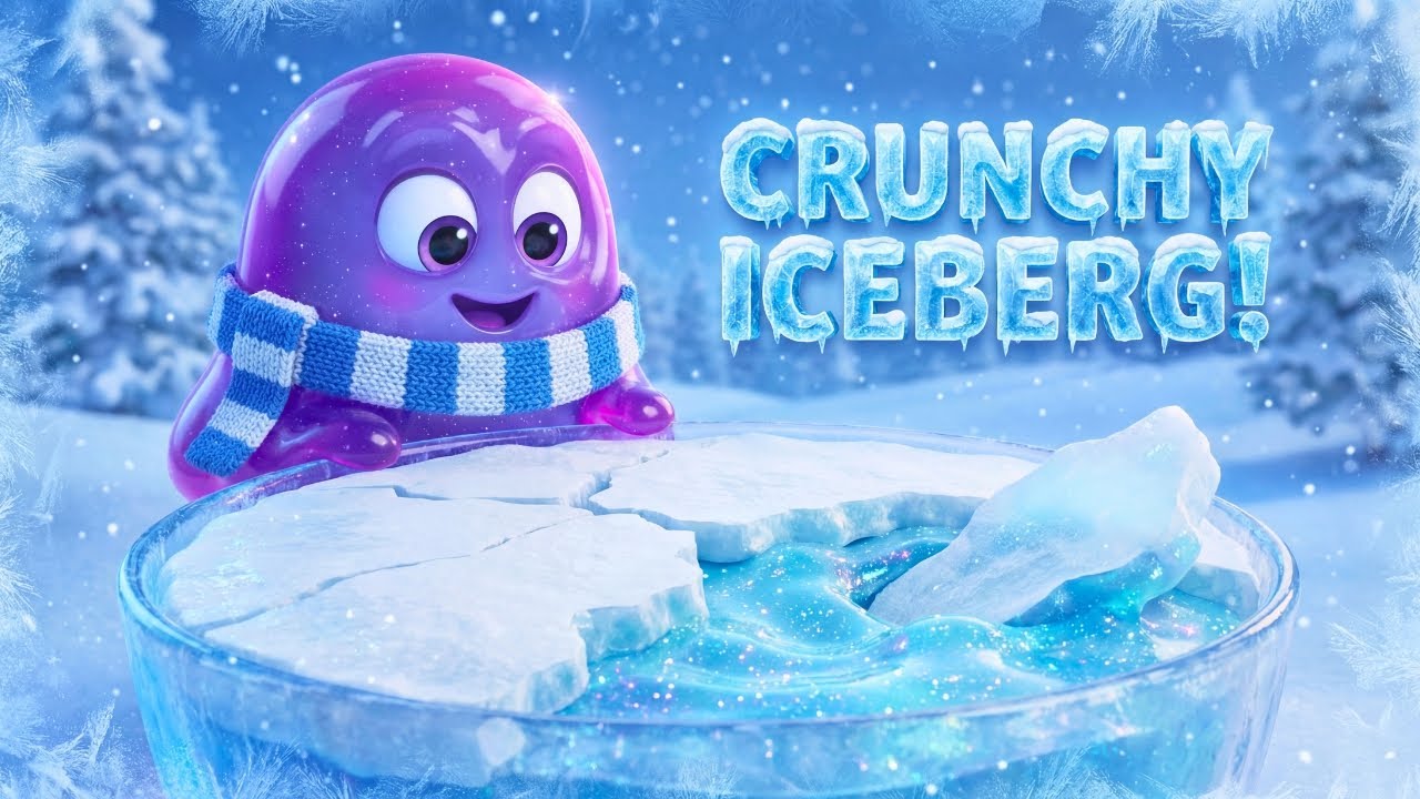 Приятный слайм: Хрустящий айсберг-слайм от NOVA! ❄️ ASMR-песня 