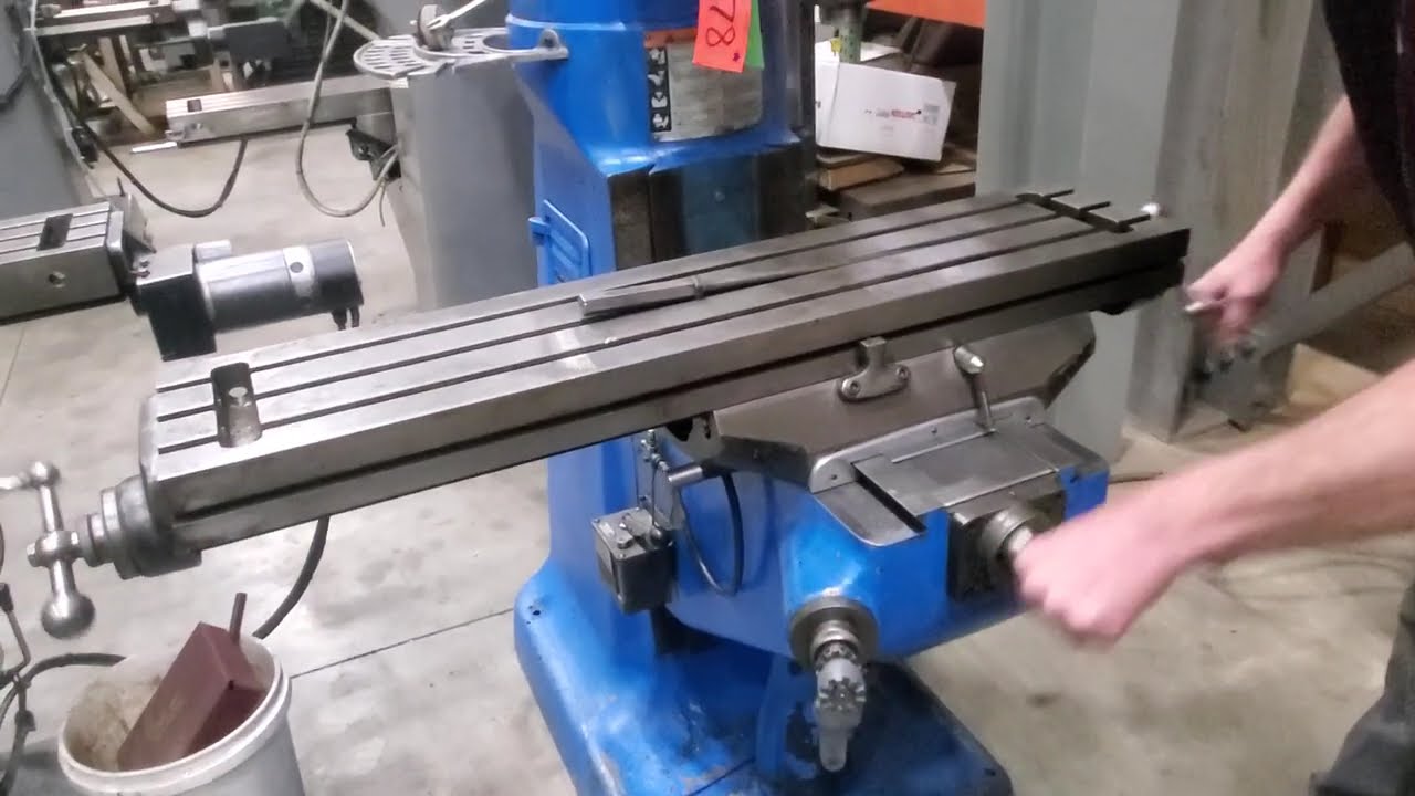 Bridgeport Series I Vertical Knee Mill Operation