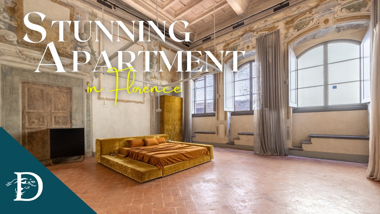 🎥 Property Tour: Stunning Frescoed Apartment in Florence