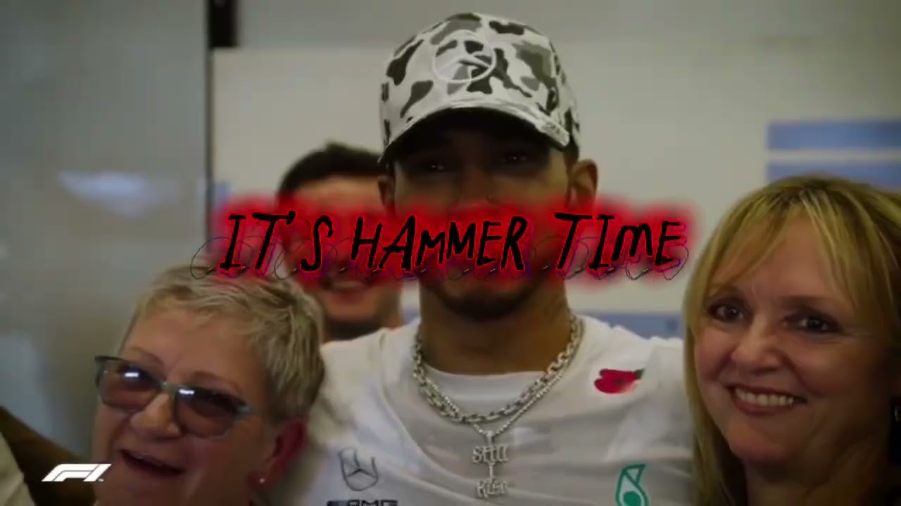 It’s hammer time #lewishamilton #f1 
