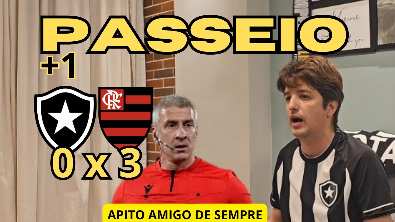REACT BOTAFOGO 0X3 FLAMENGO + 1PASSEIO - CAMPEONATO BRASILEIRO 2026