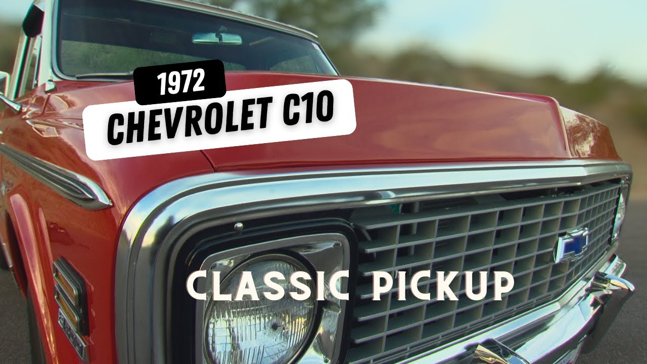 Chevrolet C10 1972 года — это шедевр вождения.