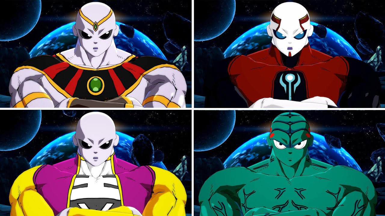 Jiren Alternative Color References - Dragon Ball FighterZ Mods