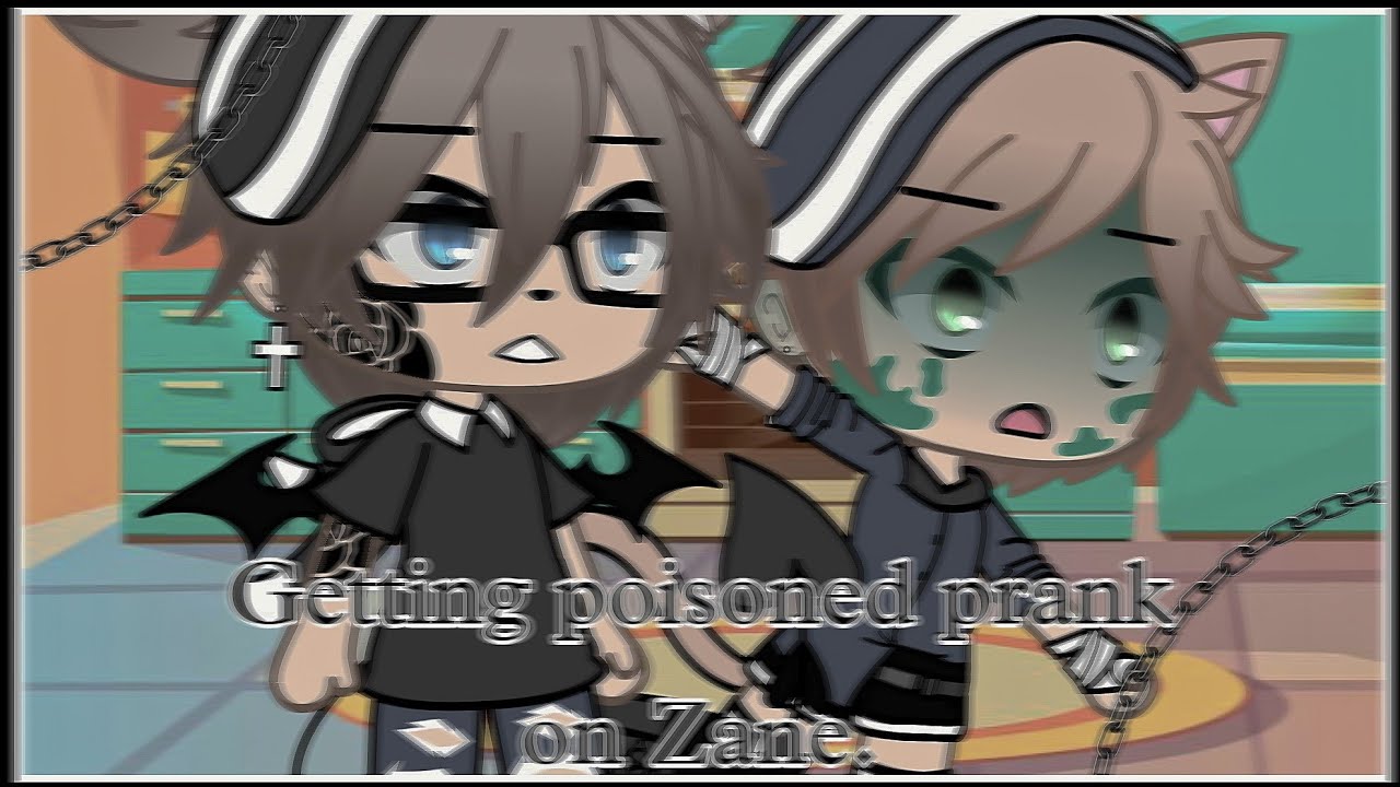 🍊🏀 Getting poisoned prank on Zane. || Pranks || Gacha Life || Vanilla Gacha. 🏀🍊
