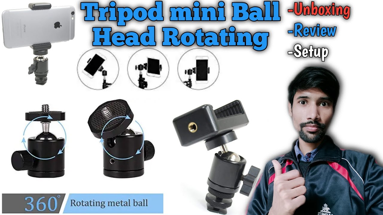 Tripod 360 mini Ball head Unboxing and Review | Ball Head Tripods | Ball Head Tripod Mount | Tech So