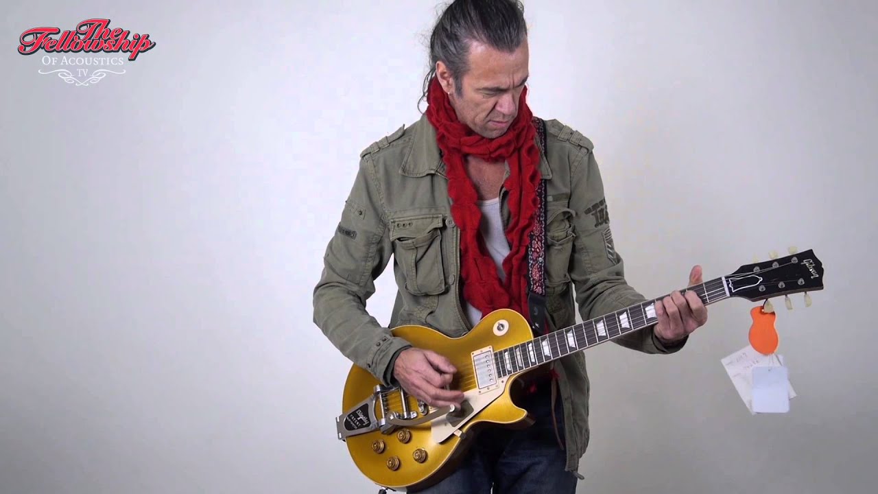 Gibson Les Paul Goldtop '57 Heavy aged | Bigsby  at The Fellowship of Acoustics