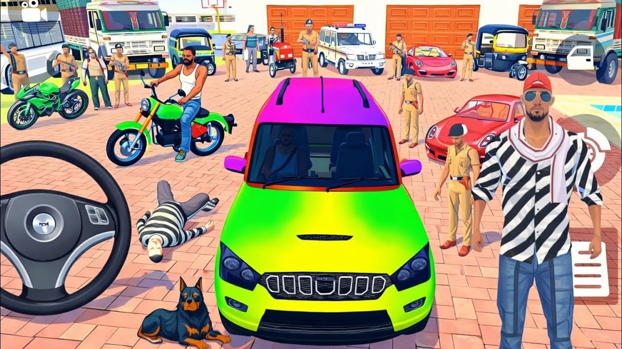 🤩Jack Ne Scorpio ko RCB car Jaisa Motifide kara Diya💥| Indian Trap Auto Simulator game 😎