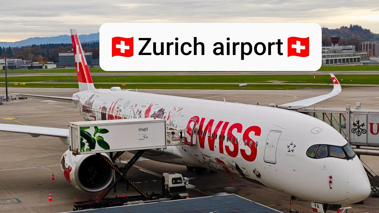 🇨🇭Zurich airport🇨🇭Livestream