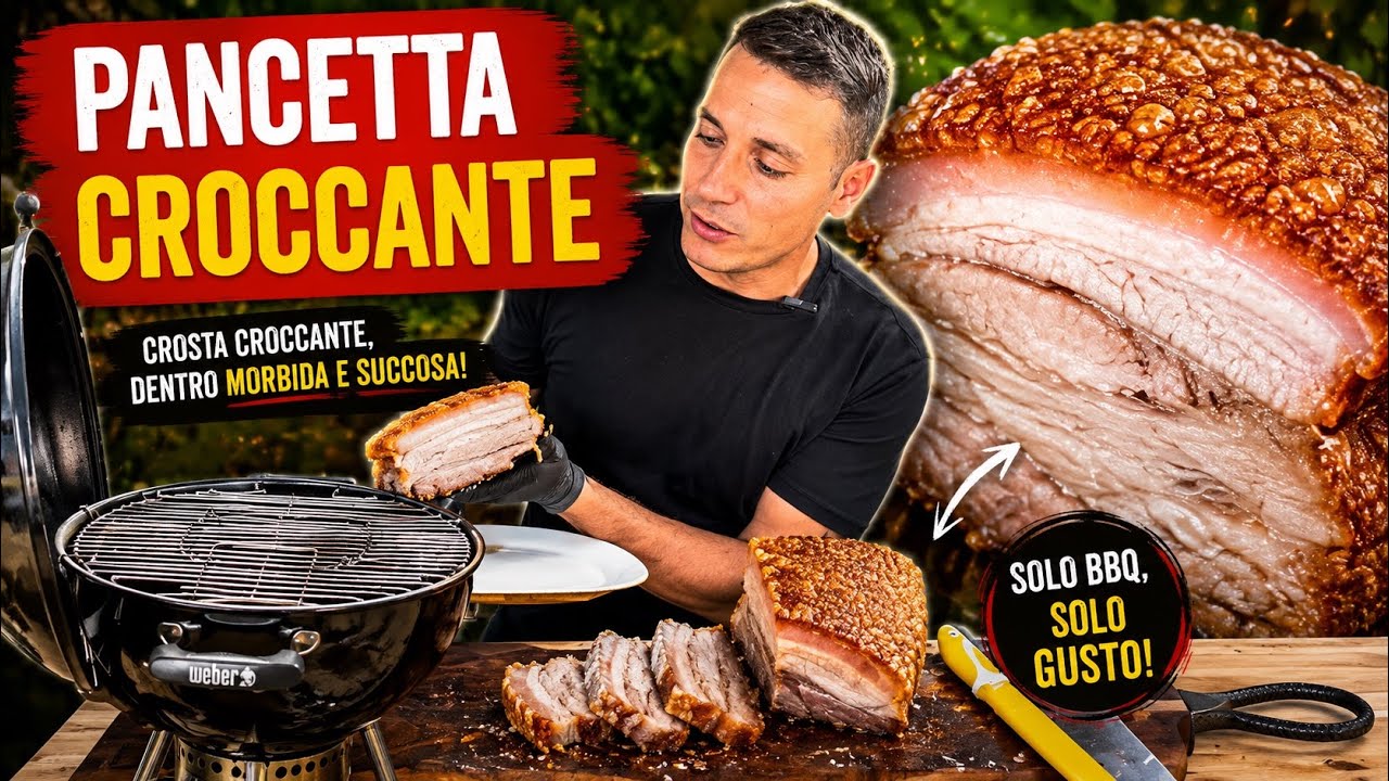 Non è pulled pork: è pancetta croccante al BBQ in 90 minuti