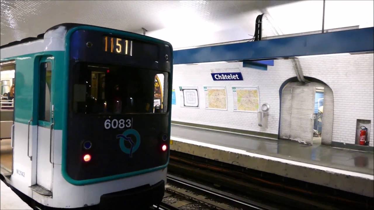 Châtelet à Arts et Métiers sur la ligne 11