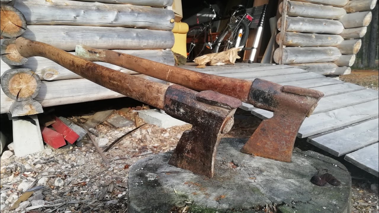 Old Finnish axes, Billnäs and Kellokoski.