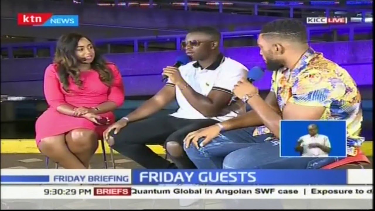 Betty hangs out with Big Shaq and Big Tobz on Friday Briefing