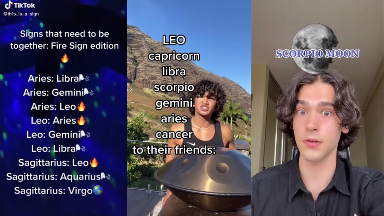 Zodiac Signs TikTok Compilation