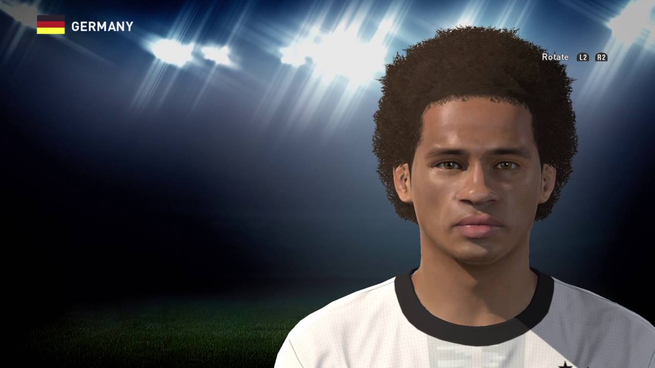 PES 2016 - Leroy San&eacute; Face Build