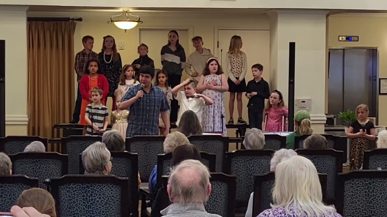 Jesus Loves Me arr Carmen Crawford at Kingdom Kids performance 