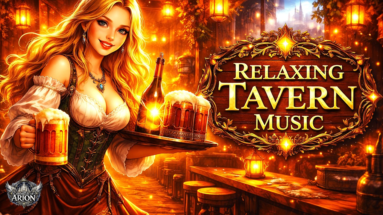 Relax Fantasy Tavern | 1 Hour D&D Magic and Dream Music