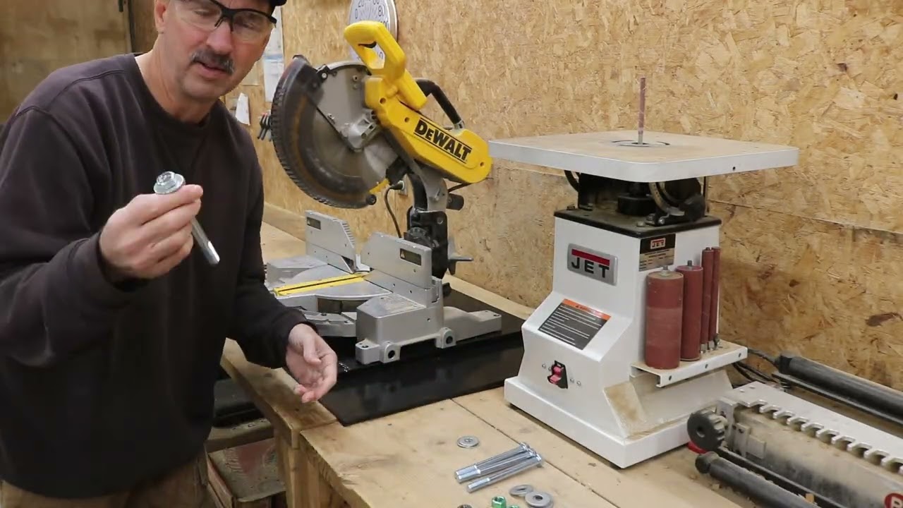 Miter Saw Station Upgrade - Time Lapse