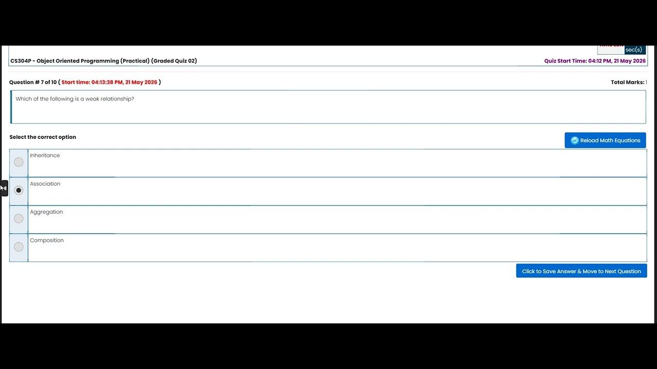 CS304P QUIZ 2 solution 2026||cs304 quiz 2 graded