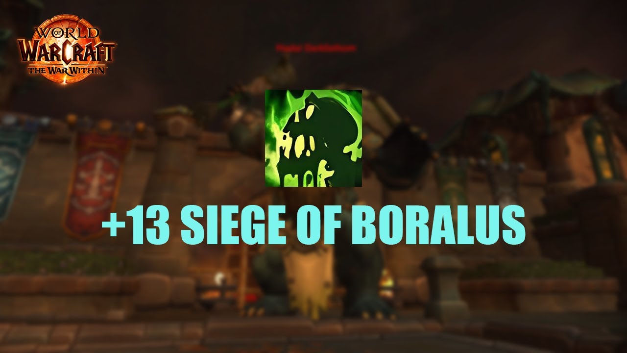+13 Siege of Boralus | Hellcaller Affliction Warlock | World of Warcraft The War Within