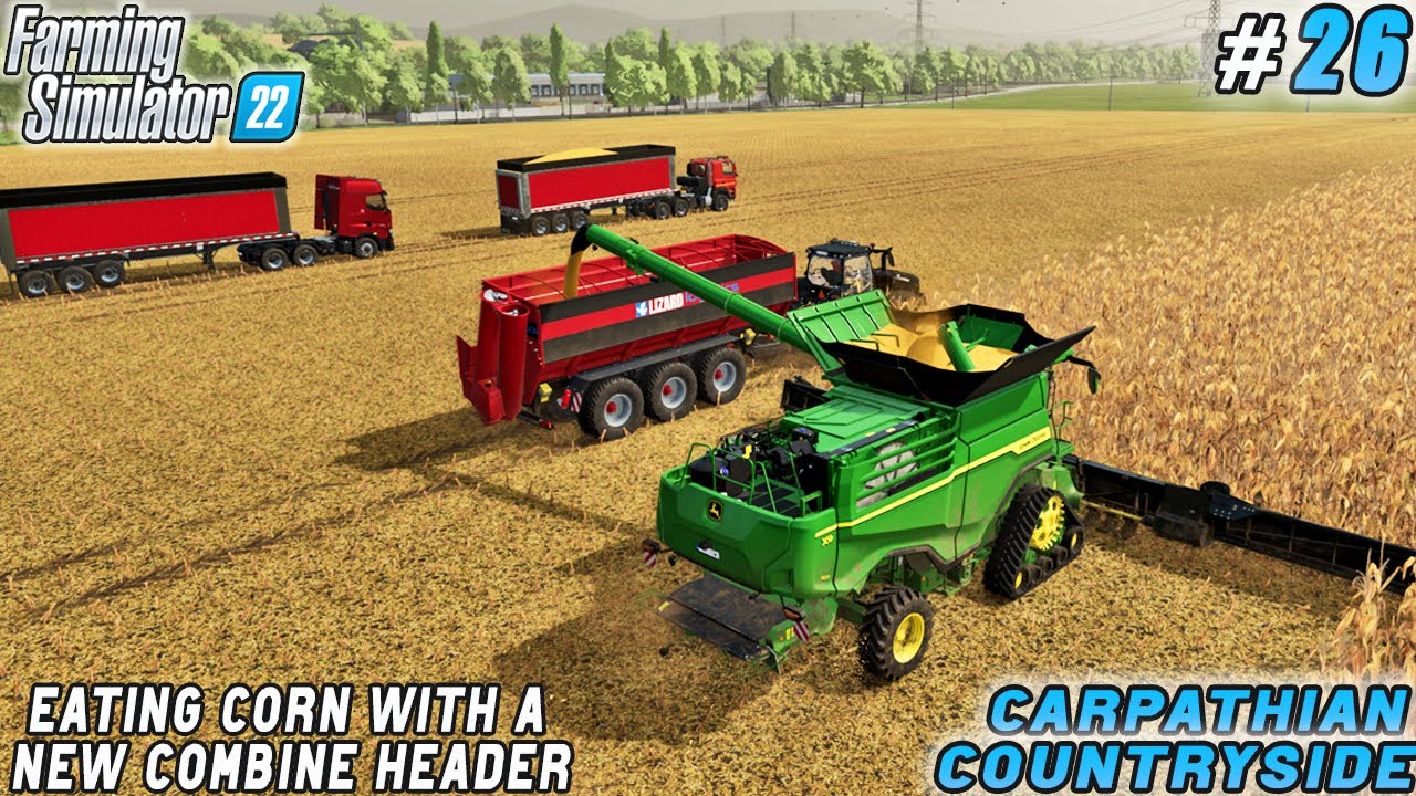Canola and Corn Crops: Reaping the Rewards of Harvest | Carpathian Farm | Farming simulator 22 | #26