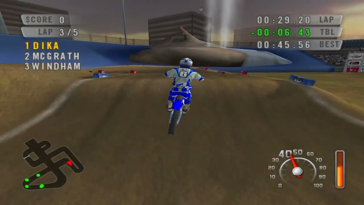 MX Vs ATV Unleashed - MX 250cc Supercross Championship Longplay Pro Difficulty